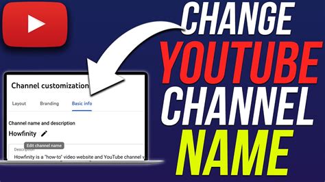 how to name rename my youtube chanel|how to change YouTube channel.